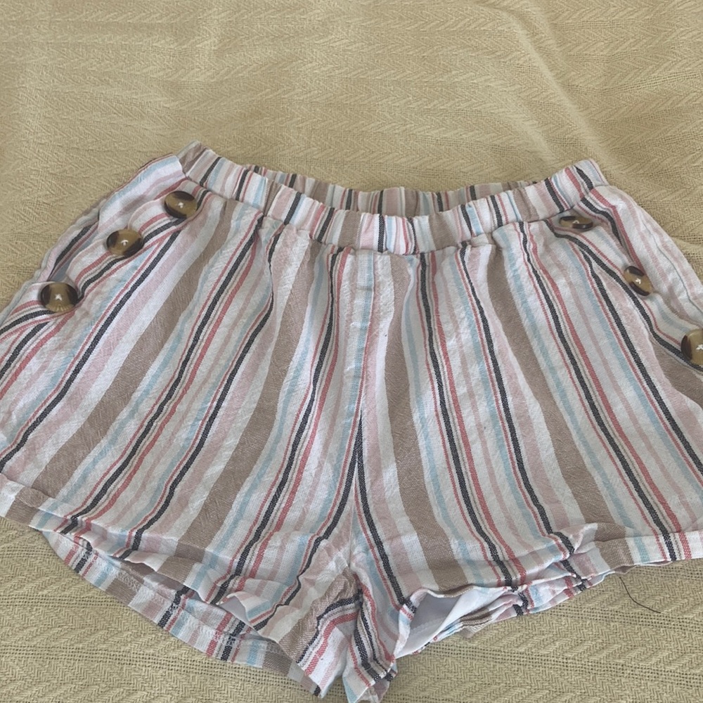 Alter’d state striped lined shorts M